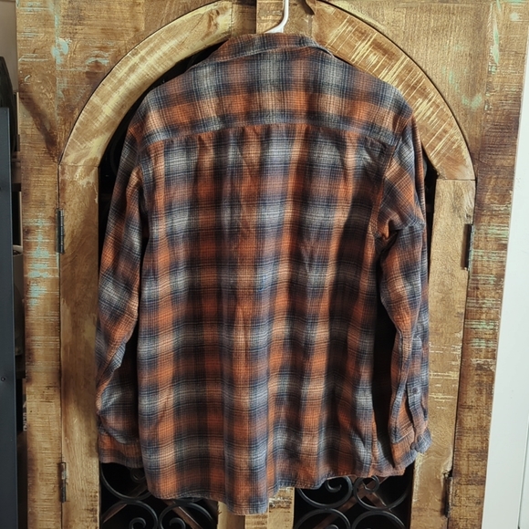 RedHead Brand Co. Flannel Shirt. XL. Rust & Gray. - Picture 4 of 4
